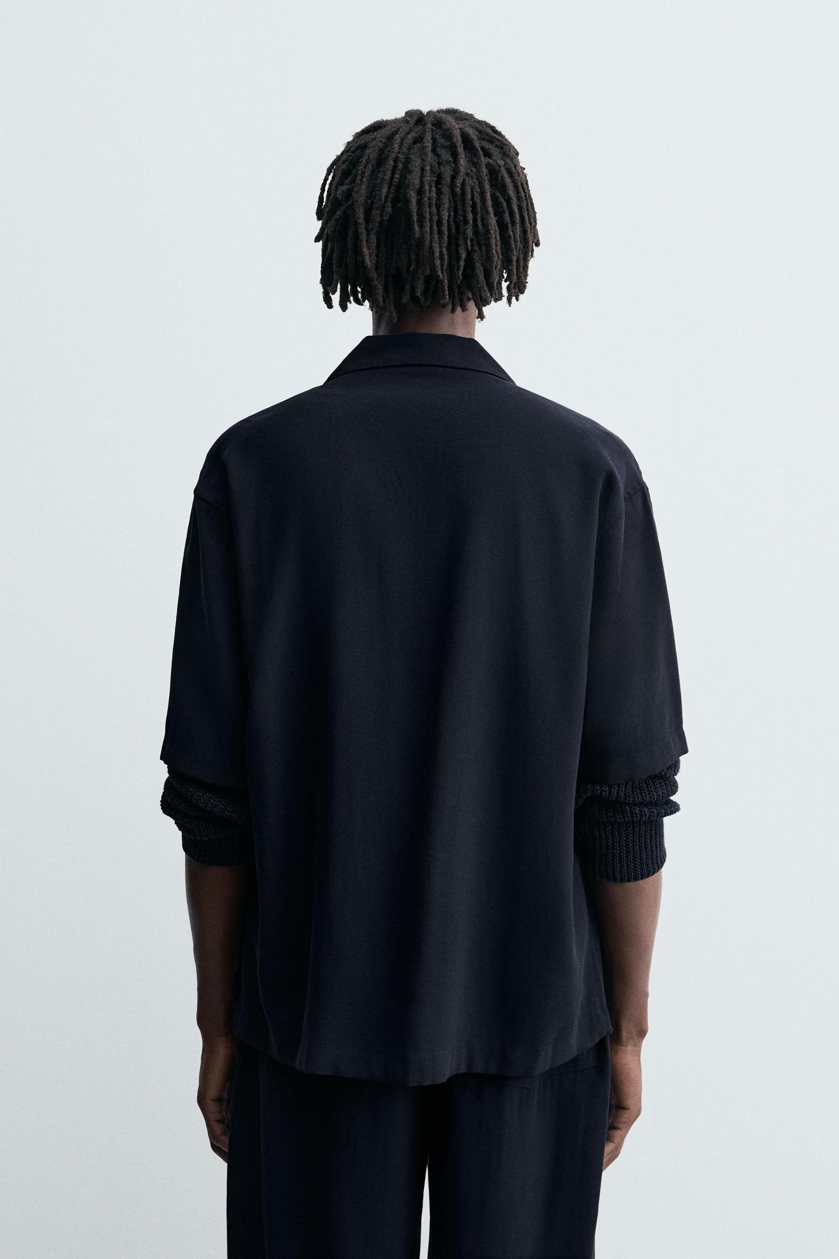 RELAXED FIT FLOWY SHIRT Product Image