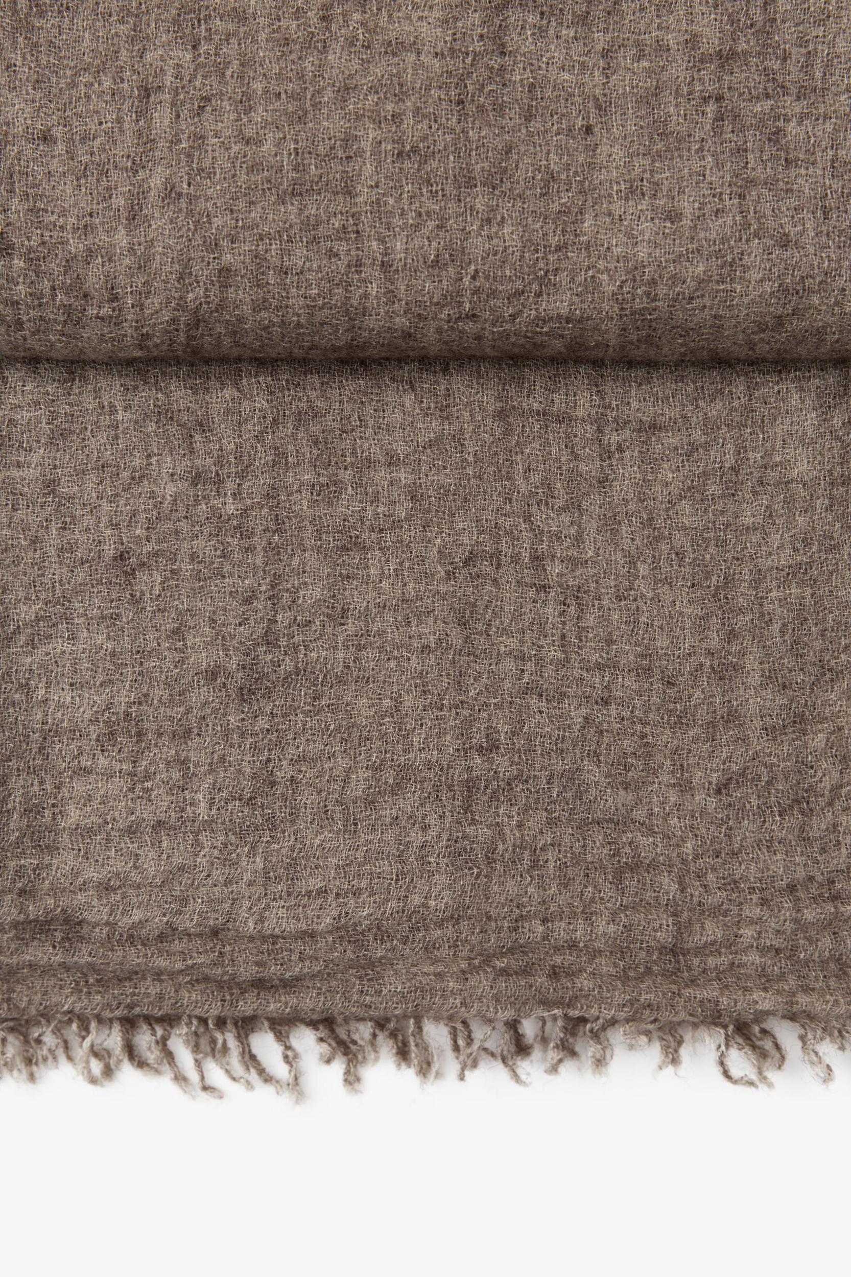RUSTIC WOOL BLEND SCARF Product Image