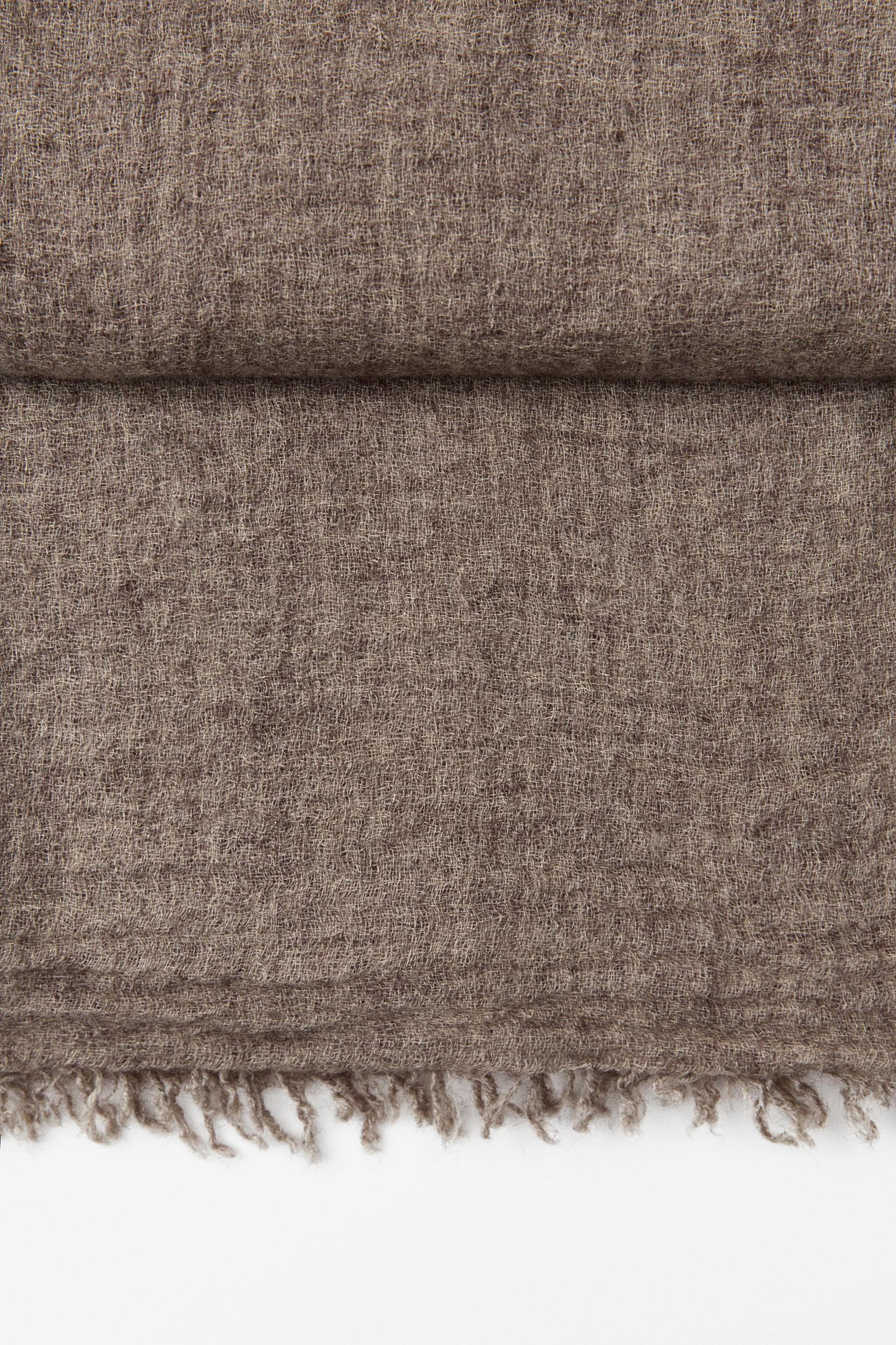 RUSTIC WOOL BLEND SCARF Product Image