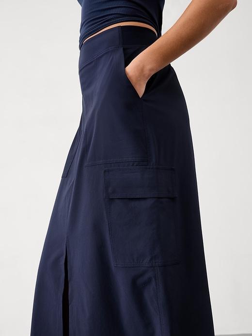 Brooklyn Heights High Rise Cargo Skirt Product Image