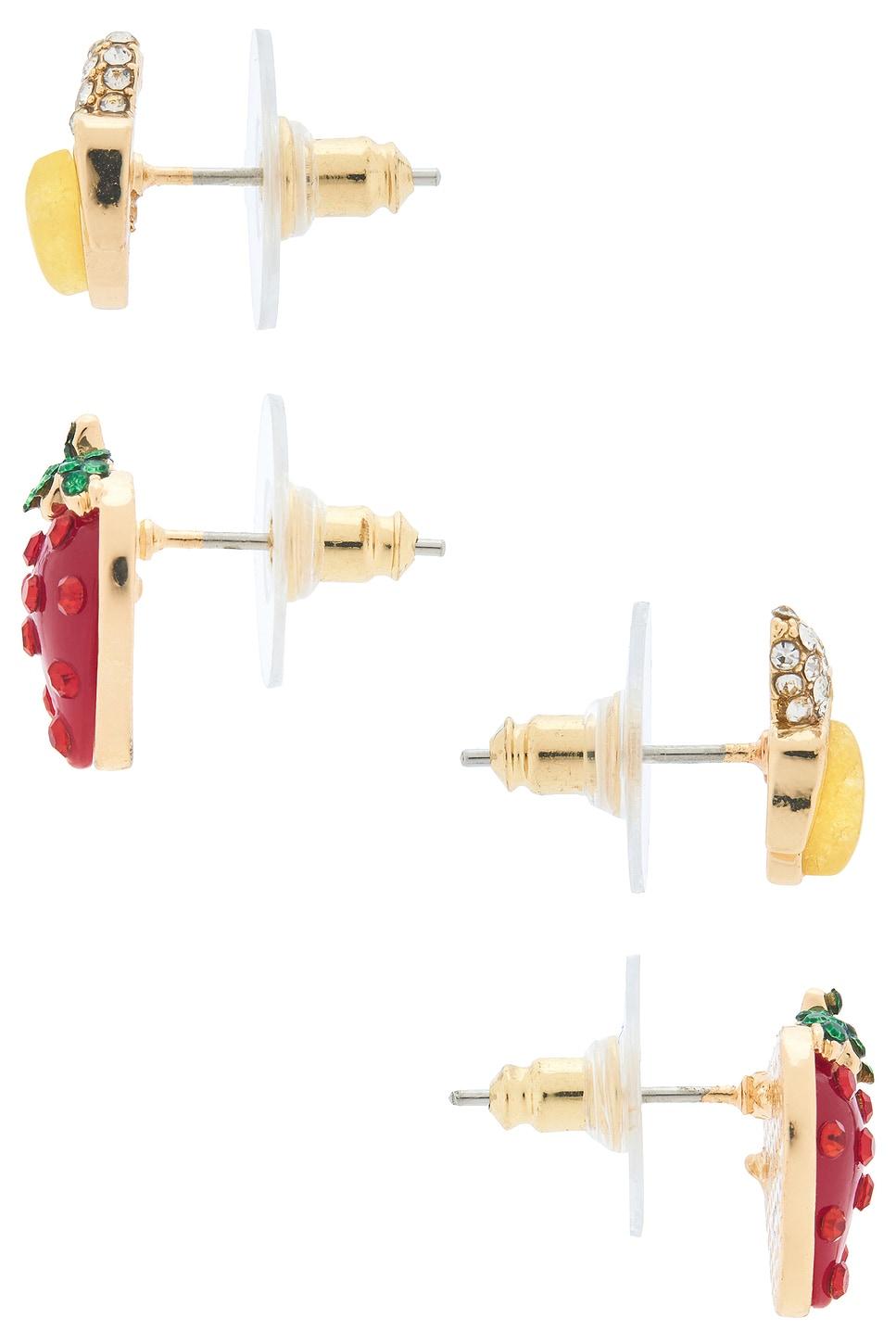 Strawberries & Bananas Earrings Set BaubleBar Product Image