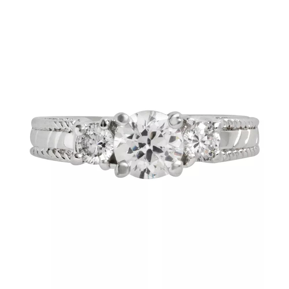 Traditions Jewelry Company Sterling Silver Cubic Zirconia Ring, Women's,  Product Image