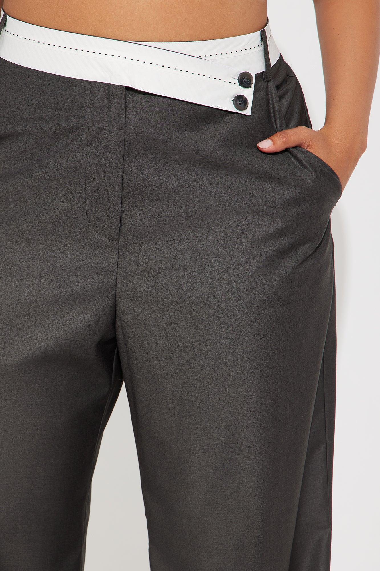 Tailored Life Vest Pant Set - Dark Grey Product Image