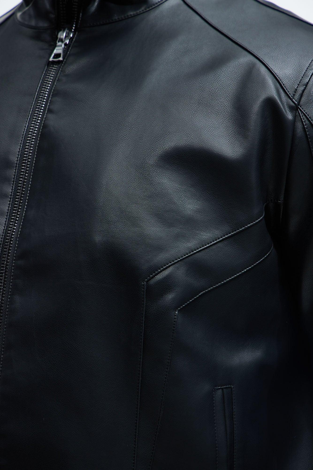 Saber Tooth Zip Up Jacket - Black Product Image