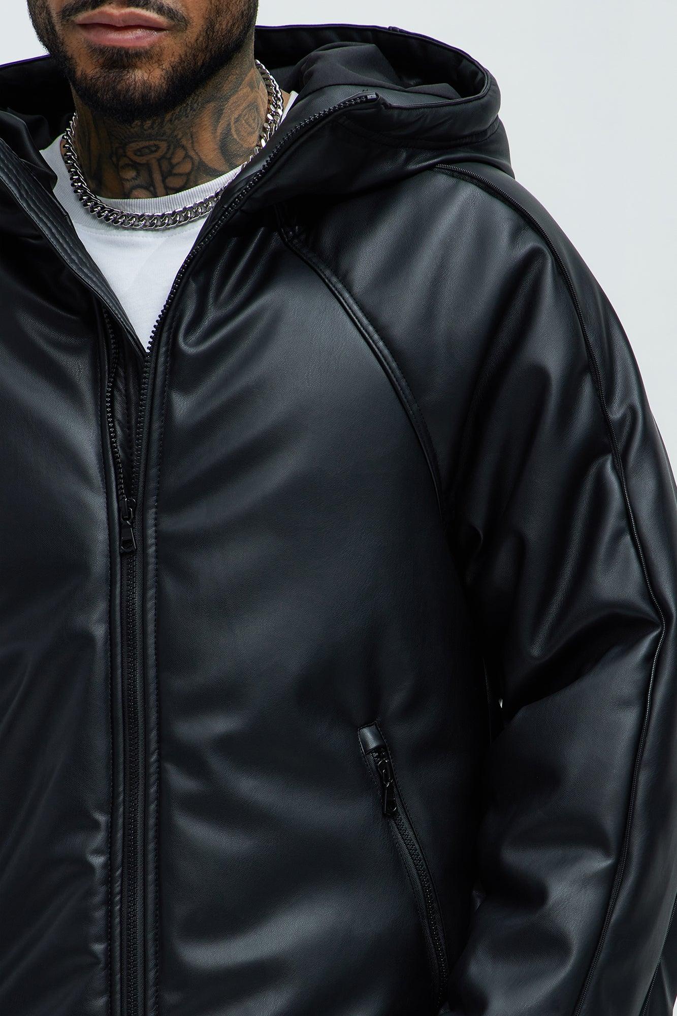Chase A Bag Rain Jacket - Black Male Product Image