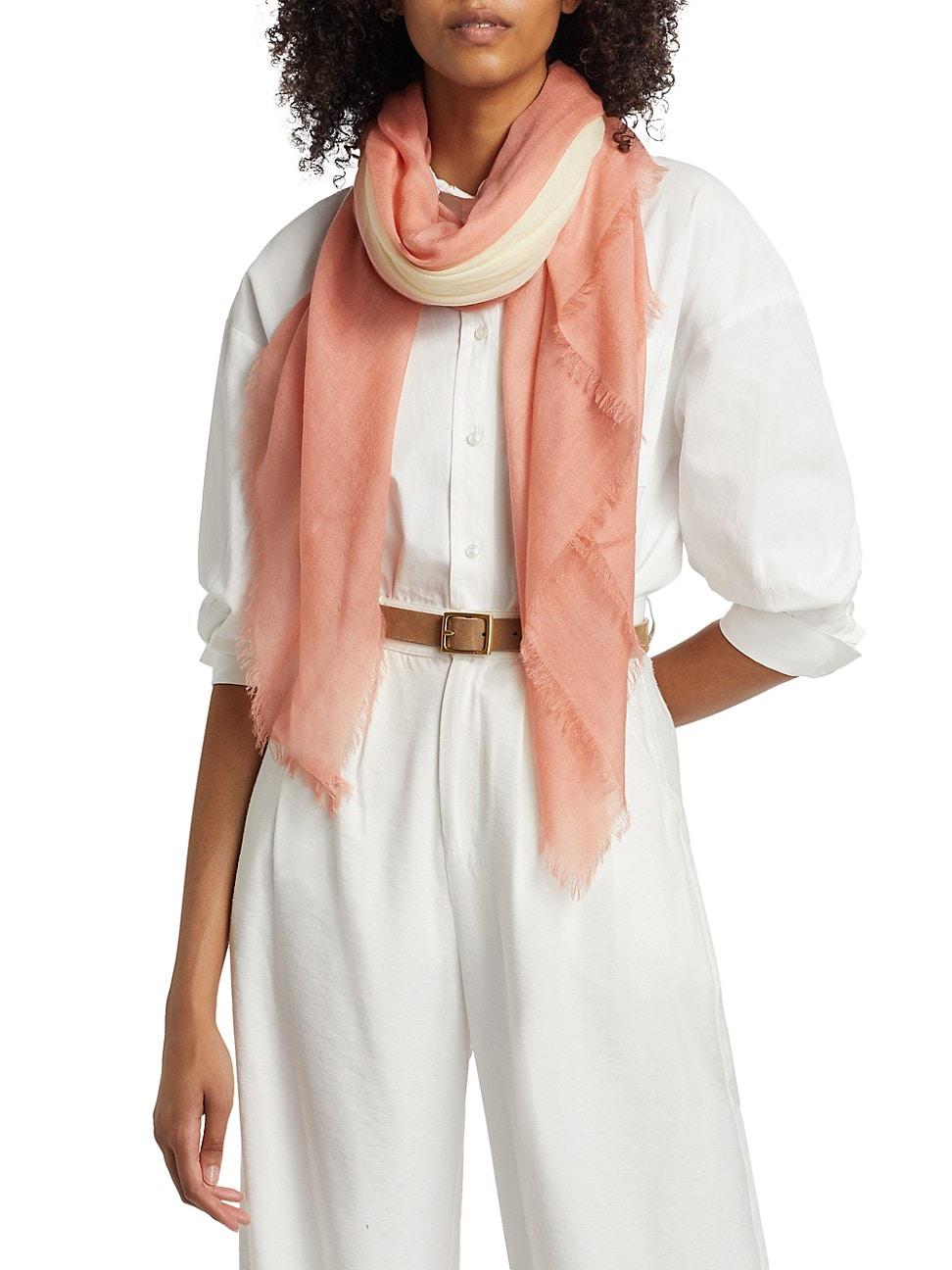 Womens Lunar Ombr Wool Square Scarf Product Image