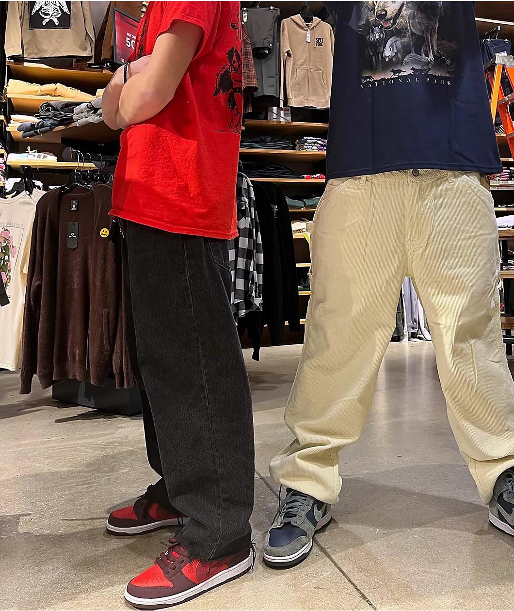 Empyre Loose Fit Black Shmutz Wash Skate Jeans Product Image