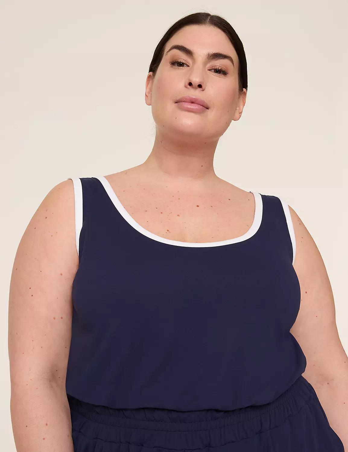 LIVI Soft Scoop-Neck Romper Product Image