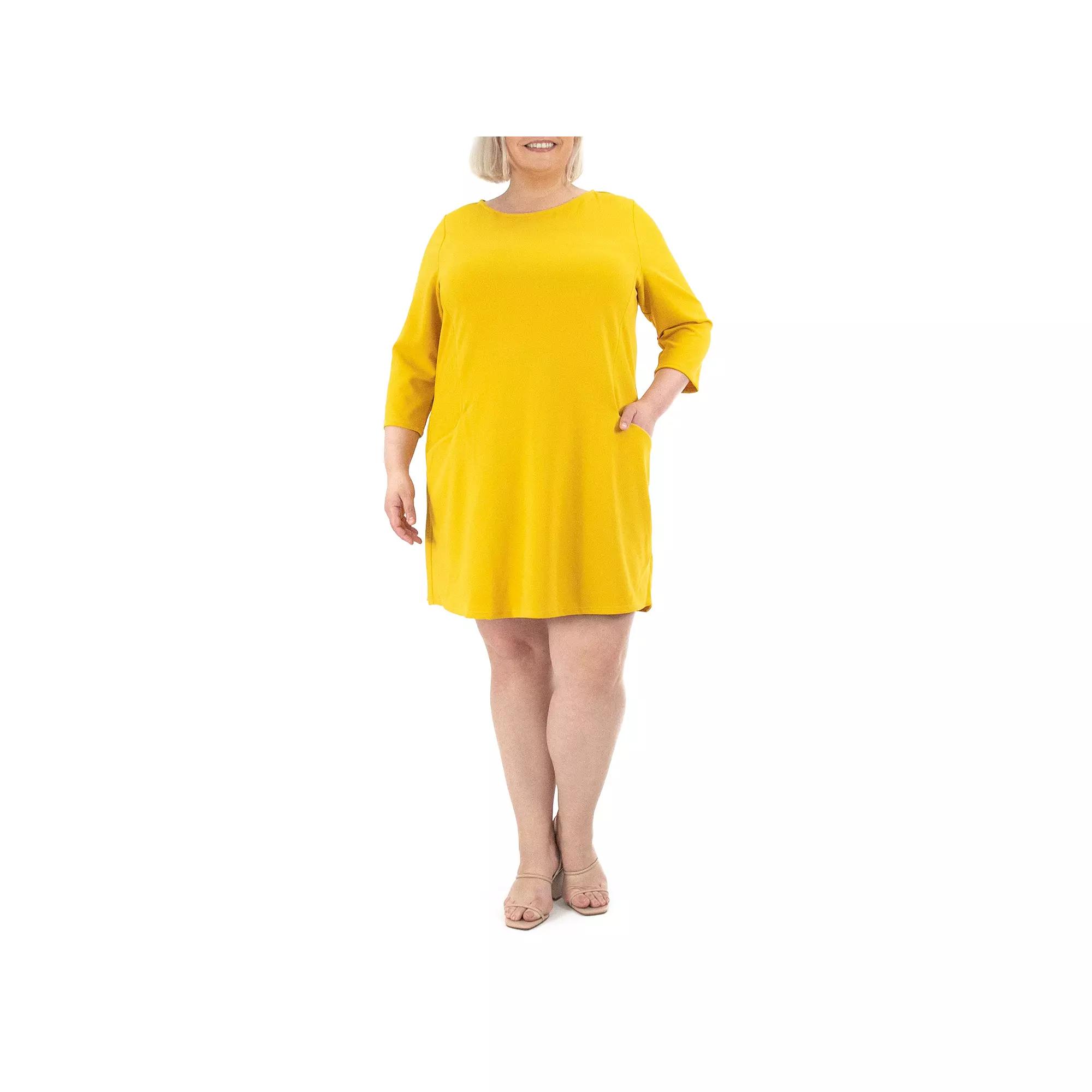 Women's Nina Leonard Solid Sheath Dress,  Product Image