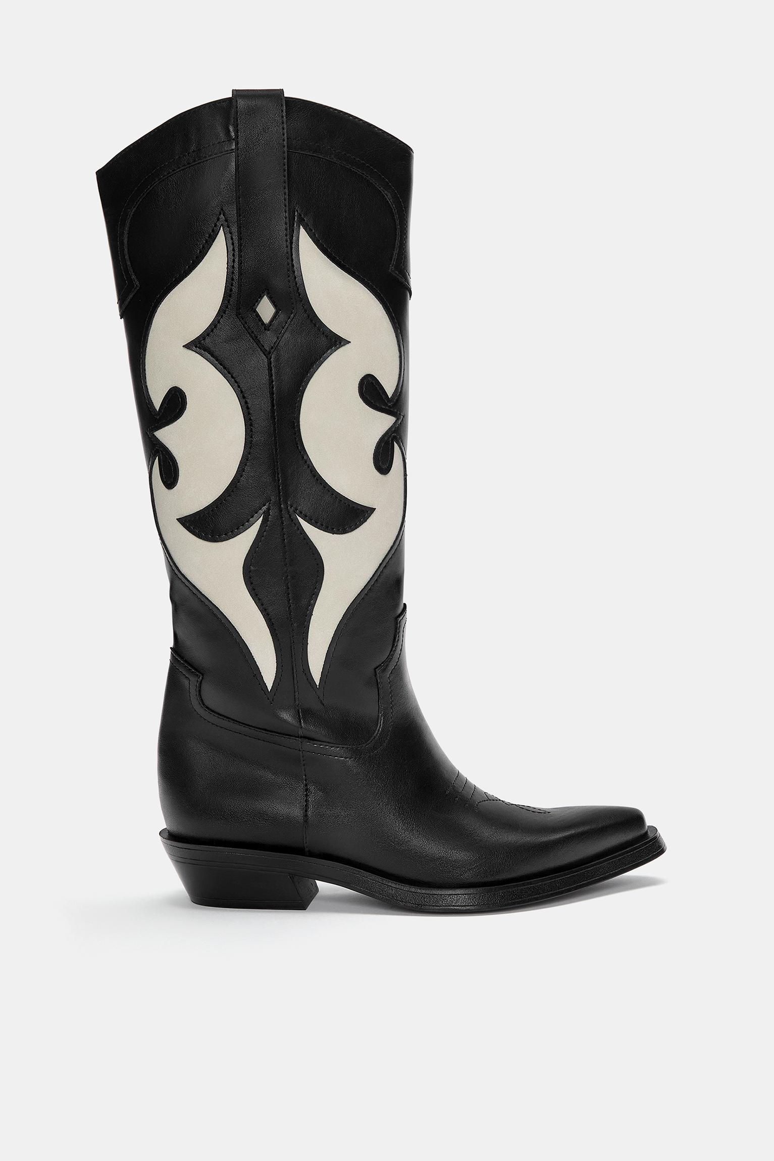 Contrast cowboy boots Product Image