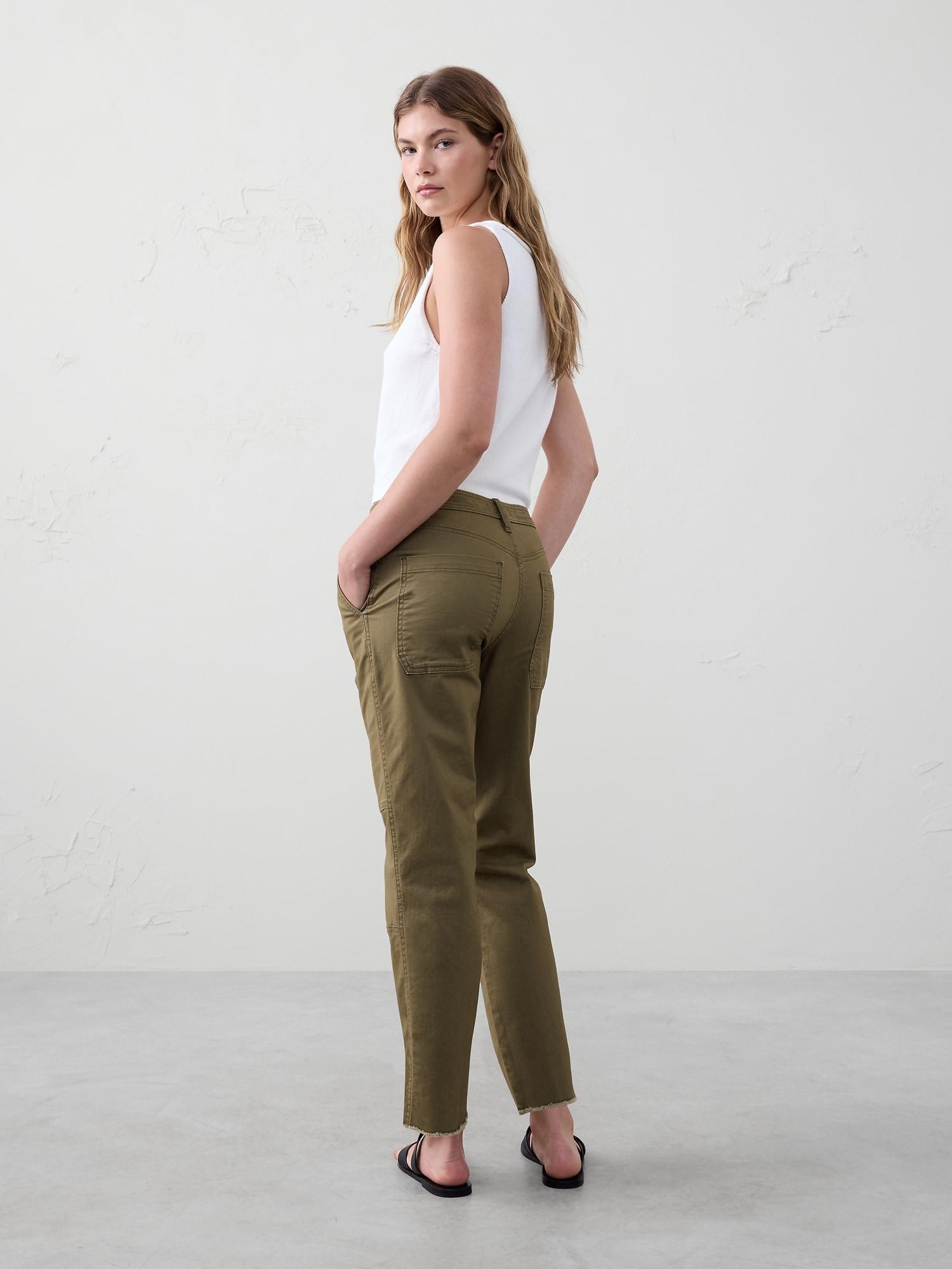 Slim Mid-Rise Pull-On Chino Product Image