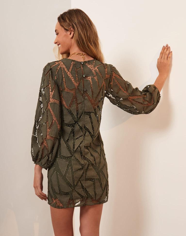 Julieta Short Dress (Exchange Only) - Evergreen Product Image