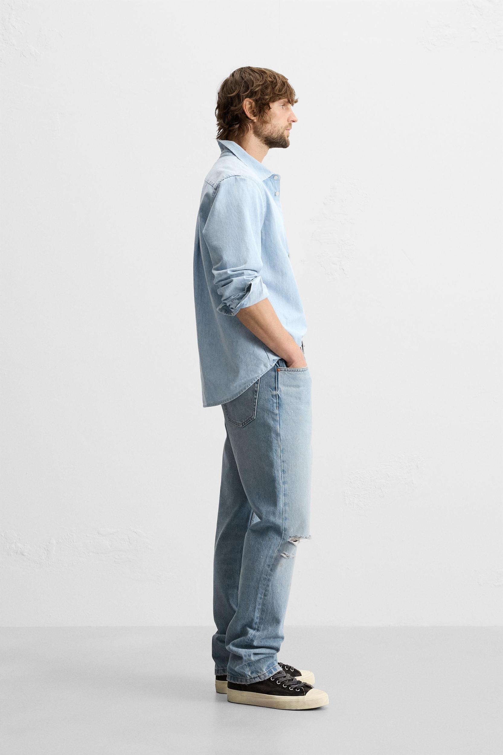 PAINT SPLATTER STRAIGHT FIT JEANS Product Image