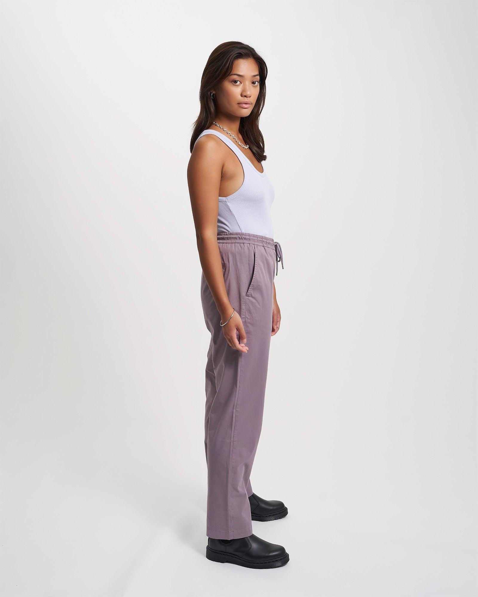 Organic Twill Pants - Storm Grey Product Image