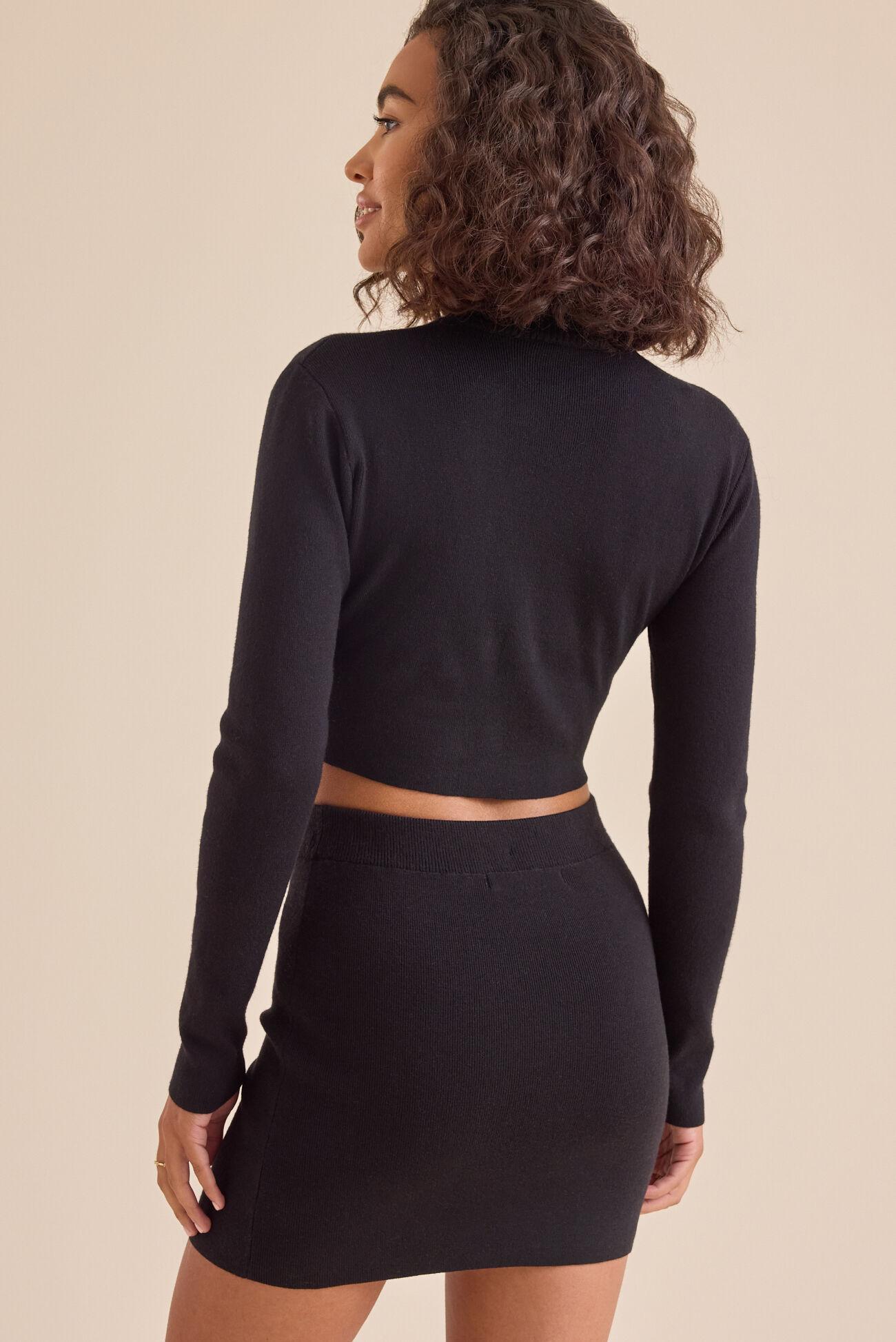 Phoebe Mock Neck Crop Top Product Image