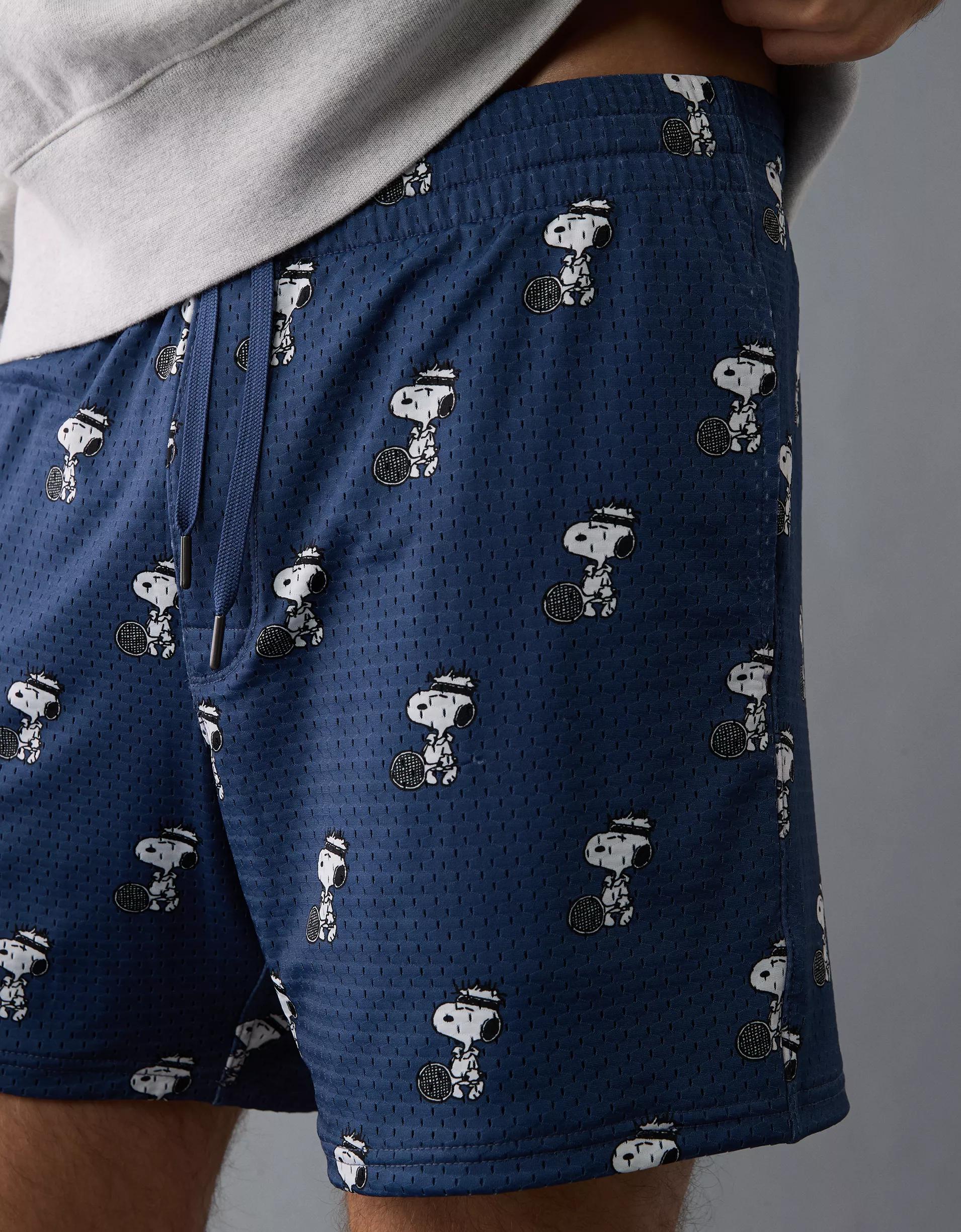 AE Sofa Surfin' 6" Snoopy Graphic Mesh Lounge Short Product Image