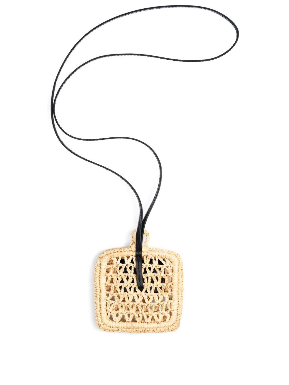 crochet-knit wallet  Product Image