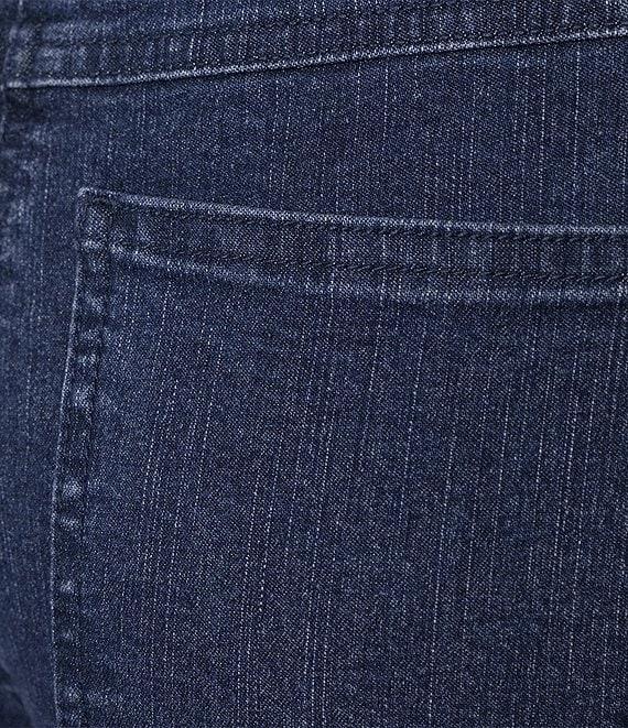 Ruby Rd. Petite Size Straight Slim Pull-On Denim Ankle Jeans Product Image