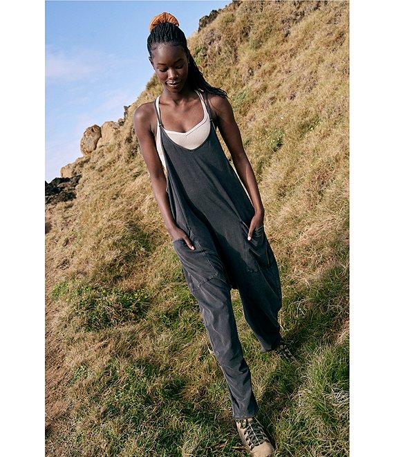 Free People FP Movement Sleeveless Scoop Neck Ankle Length Patch Pocket Hot Shot Onesie Product Image