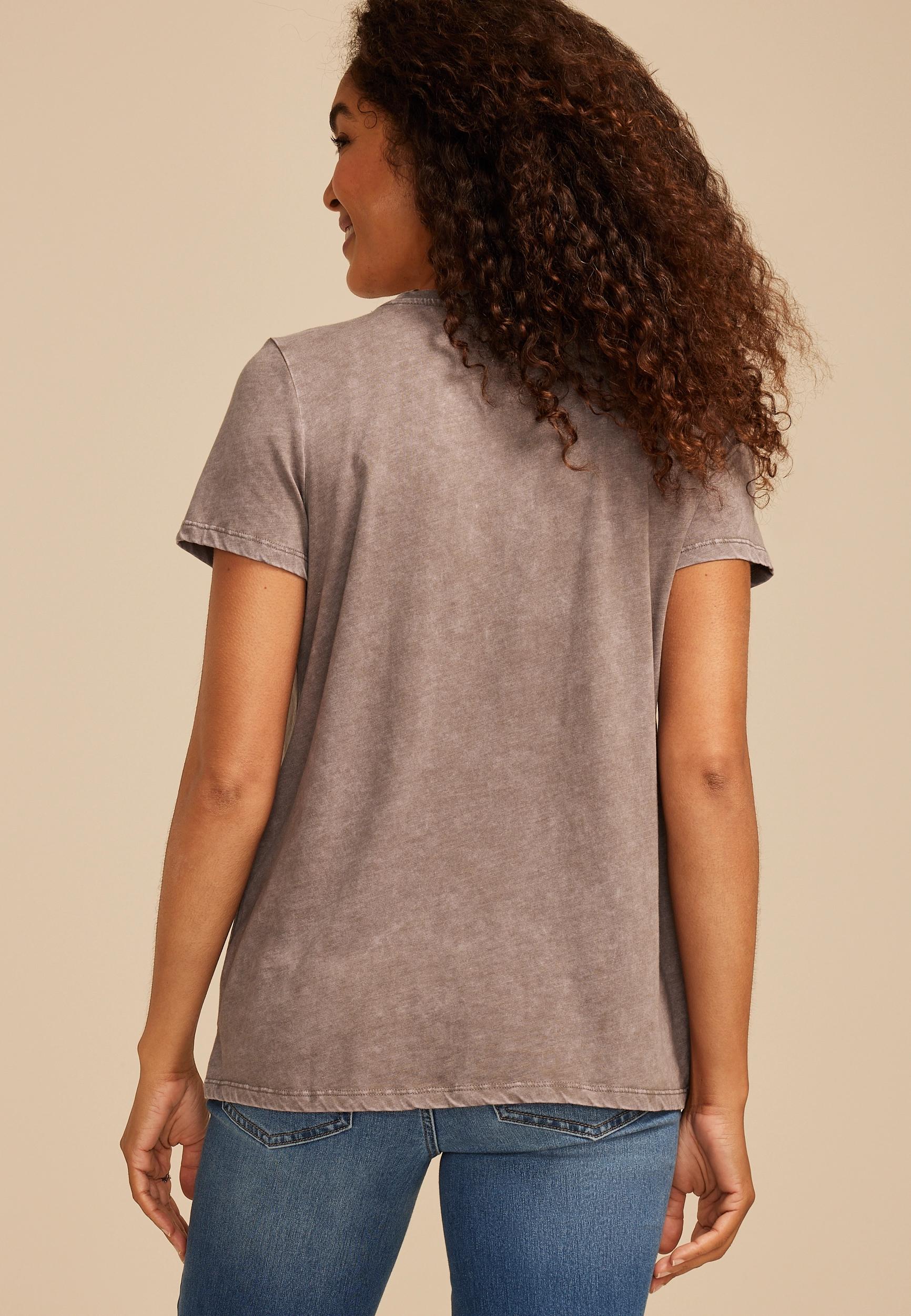 Floral Butterfly Classic Fit Graphic Tee Product Image