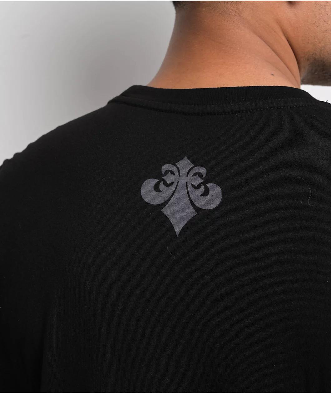 Affliction Ice Blade Black Long Sleeve T-Shirt Product Image