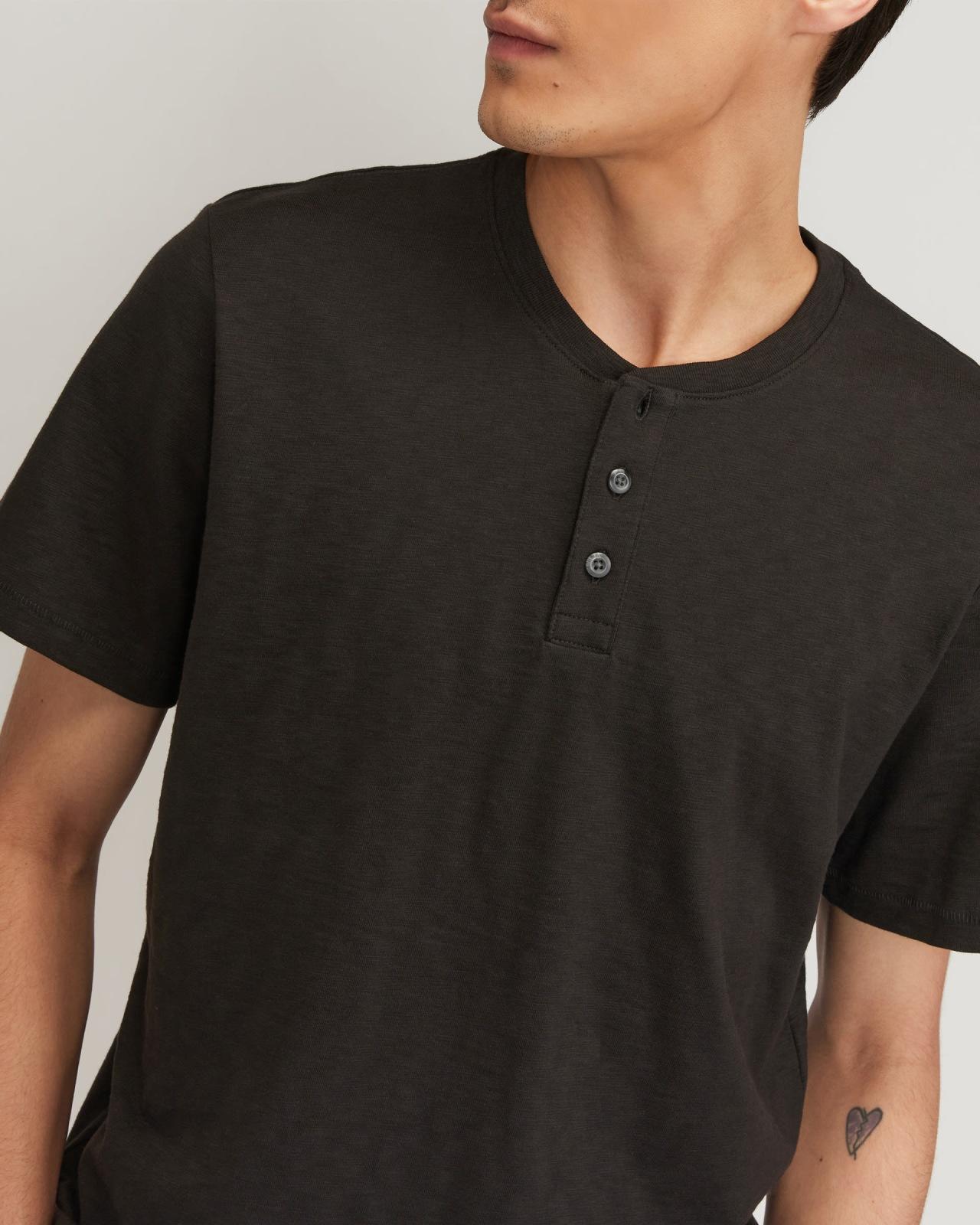 The Cotton Slub Henley Product Image