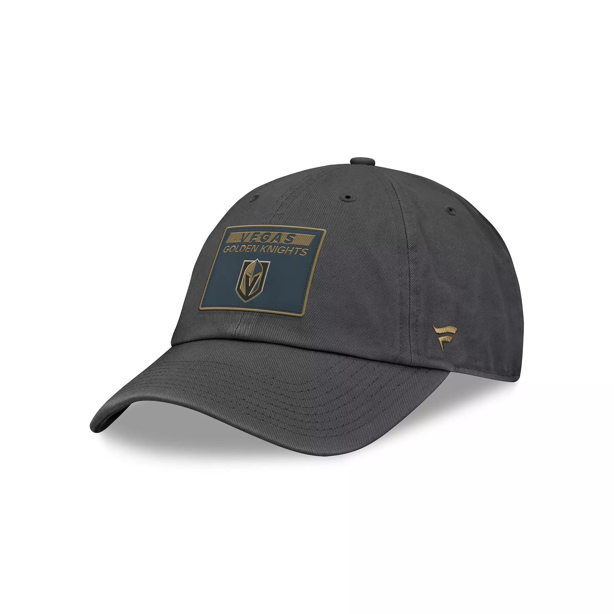 Women's Fanatics Gray Vegas Golden Knights Authentic Pro Rink Adjustable Hat, Lvk Grey Product Image