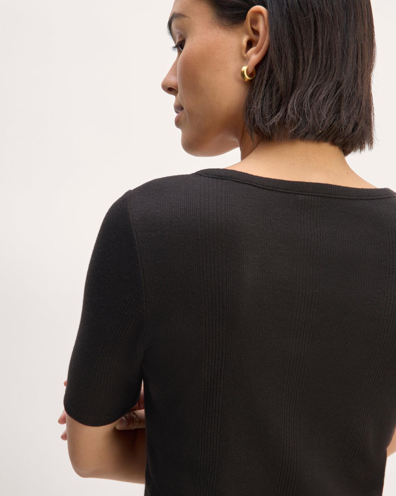 Womens Vintage Rib Scoop-Neck Top T-Shirt by Everlane Product Image