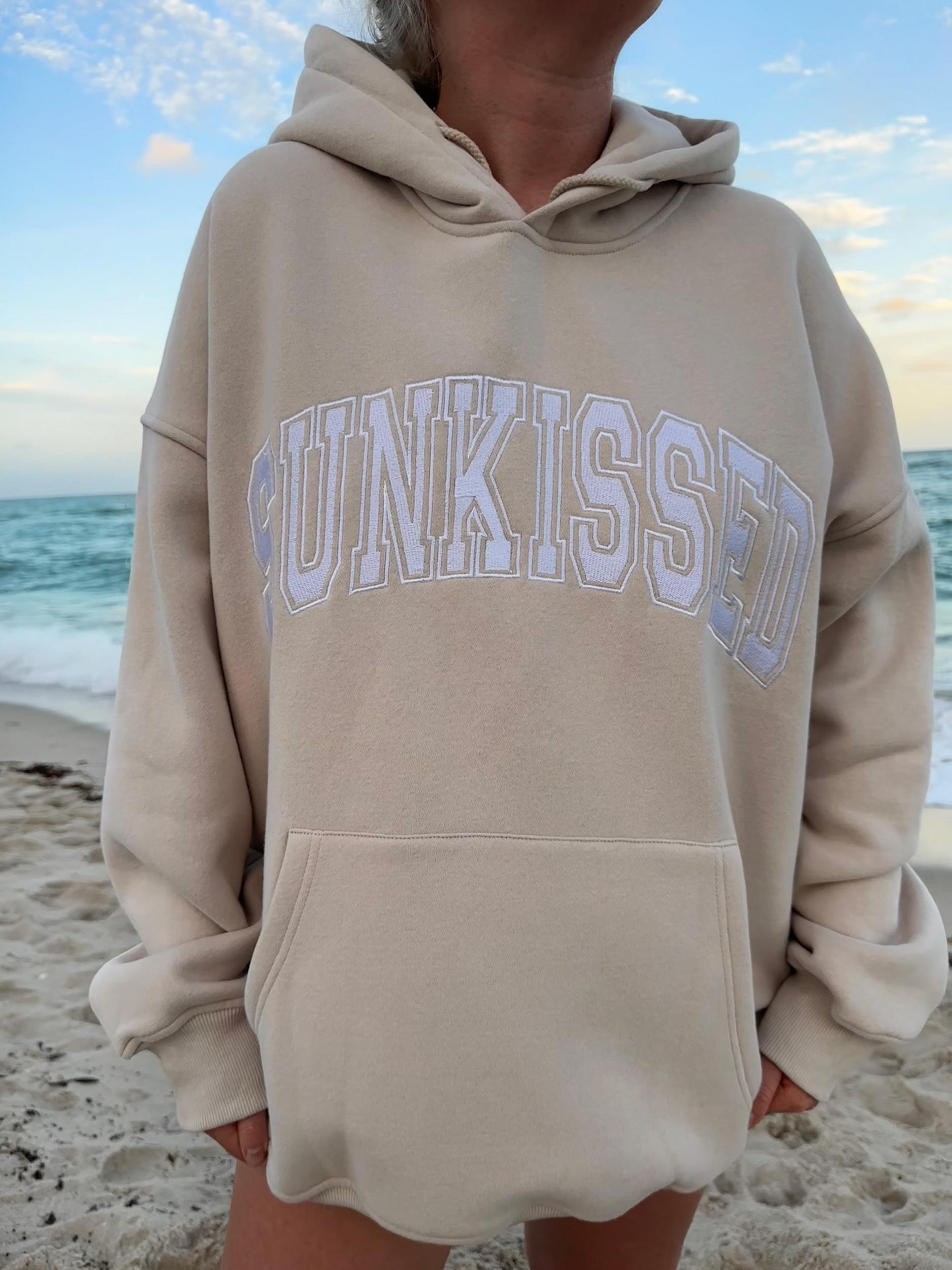 Sandstone Varsity Embroider Hoodie Product Image