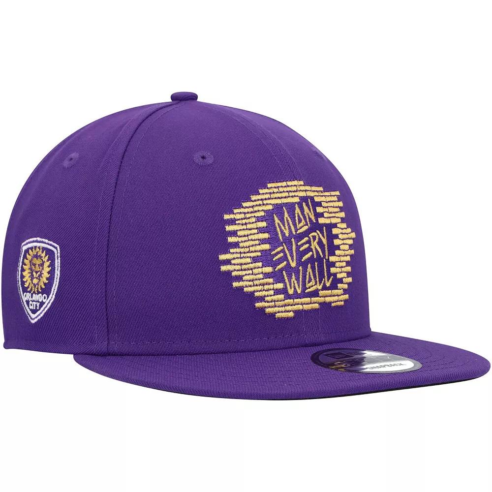 Men's New Era Purple Orlando City SC Jersey Hook 9FIFTY Snapback Hat, Orf Purple Product Image