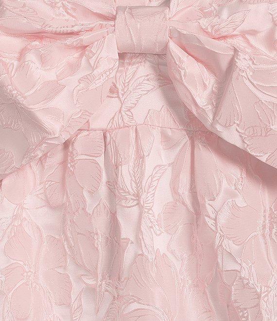 Allison & Kelly Printed Bow Front Tie Spaghetti Strap Dress Product Image