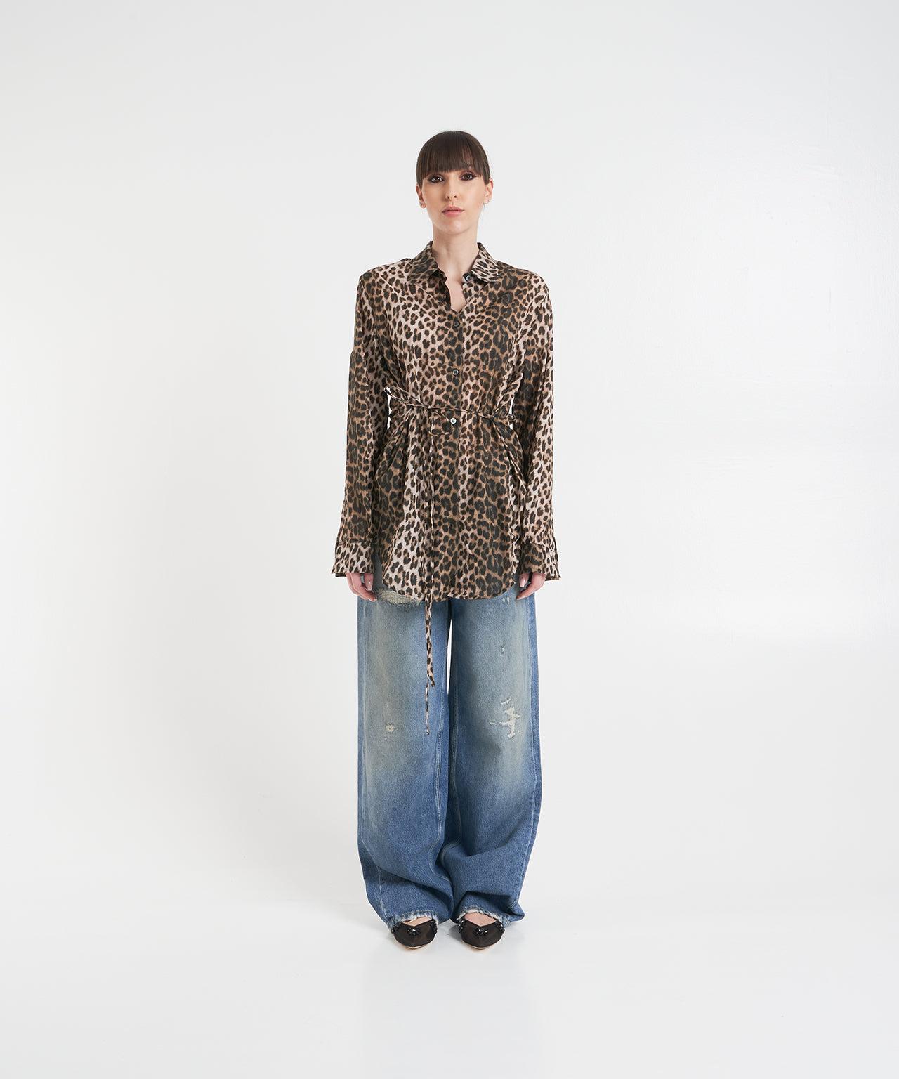 Blouse with animal print 'Core' Product Image