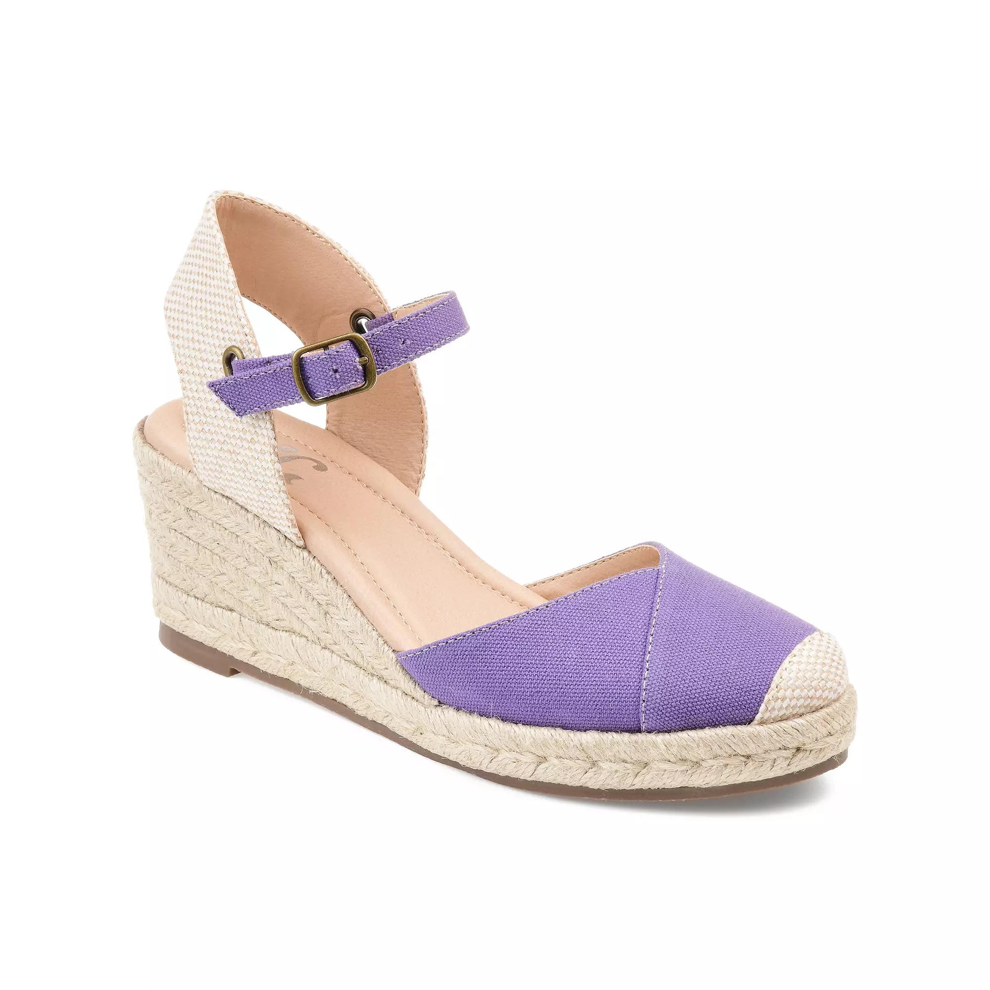 Journee Ashlyn Women's Wedges, Size: 9 Wide, Purple Product Image