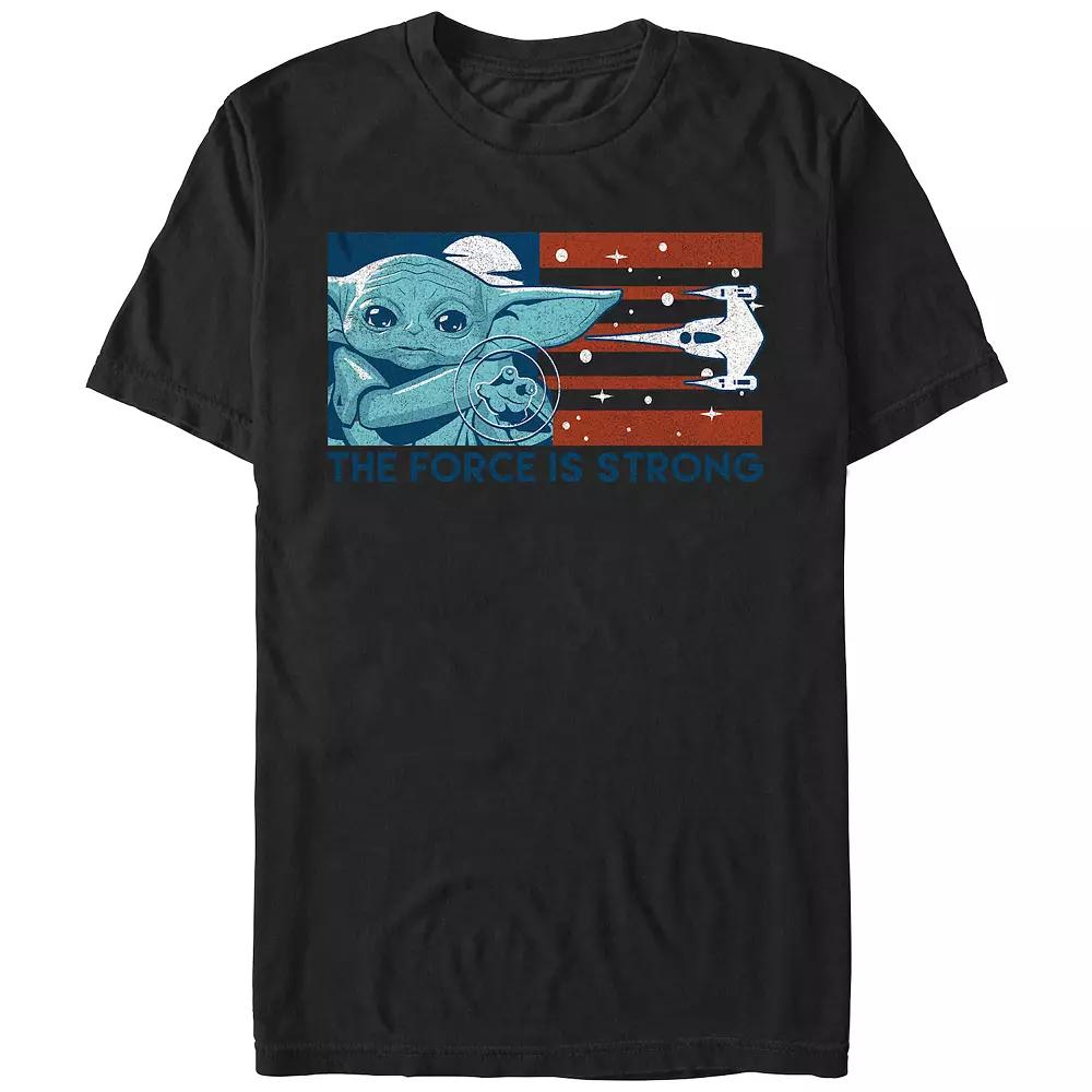 Men's The Mandalorian The Force Is Strong Americana Graphic Tee,  Product Image