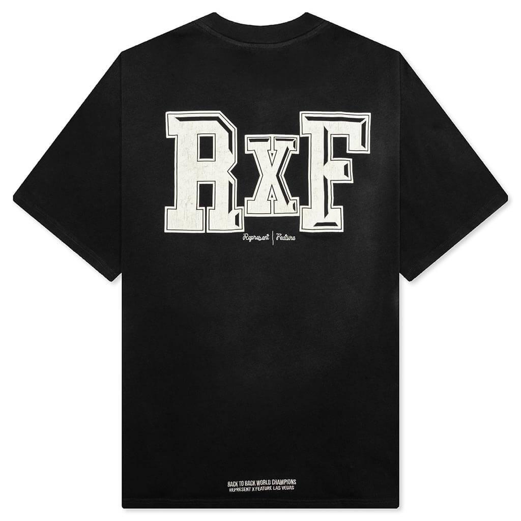 Feature x Represent Head 2 Head T-Shirt - Stained Black Male Product Image