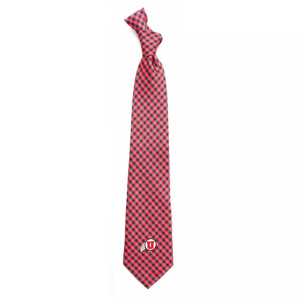 Men's Utah Utes Gingham Tie, Ute Team Product Image