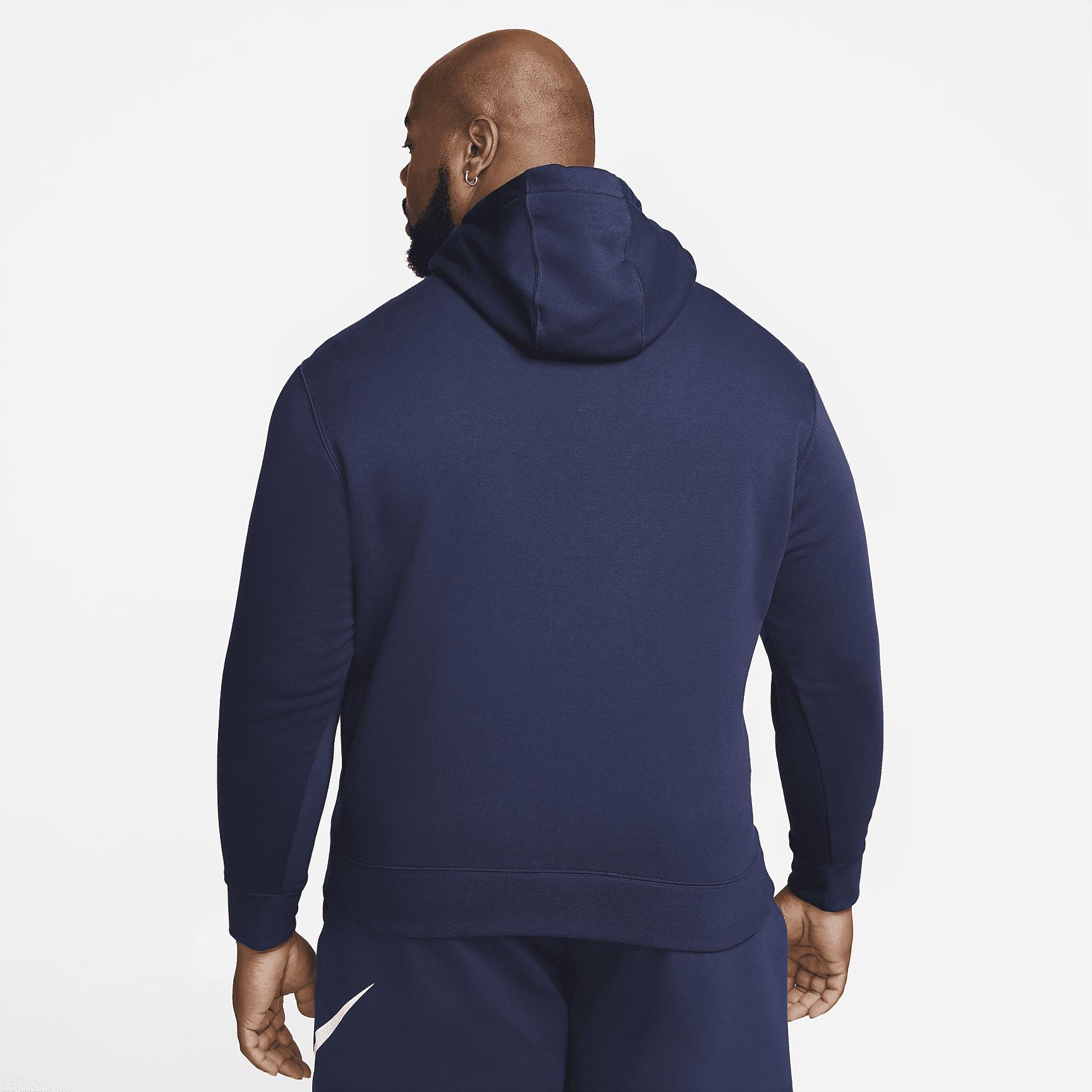 Mens Nike Sportswear Club Fleece Full-Zip Hoodie | BV2645-010 Product Image