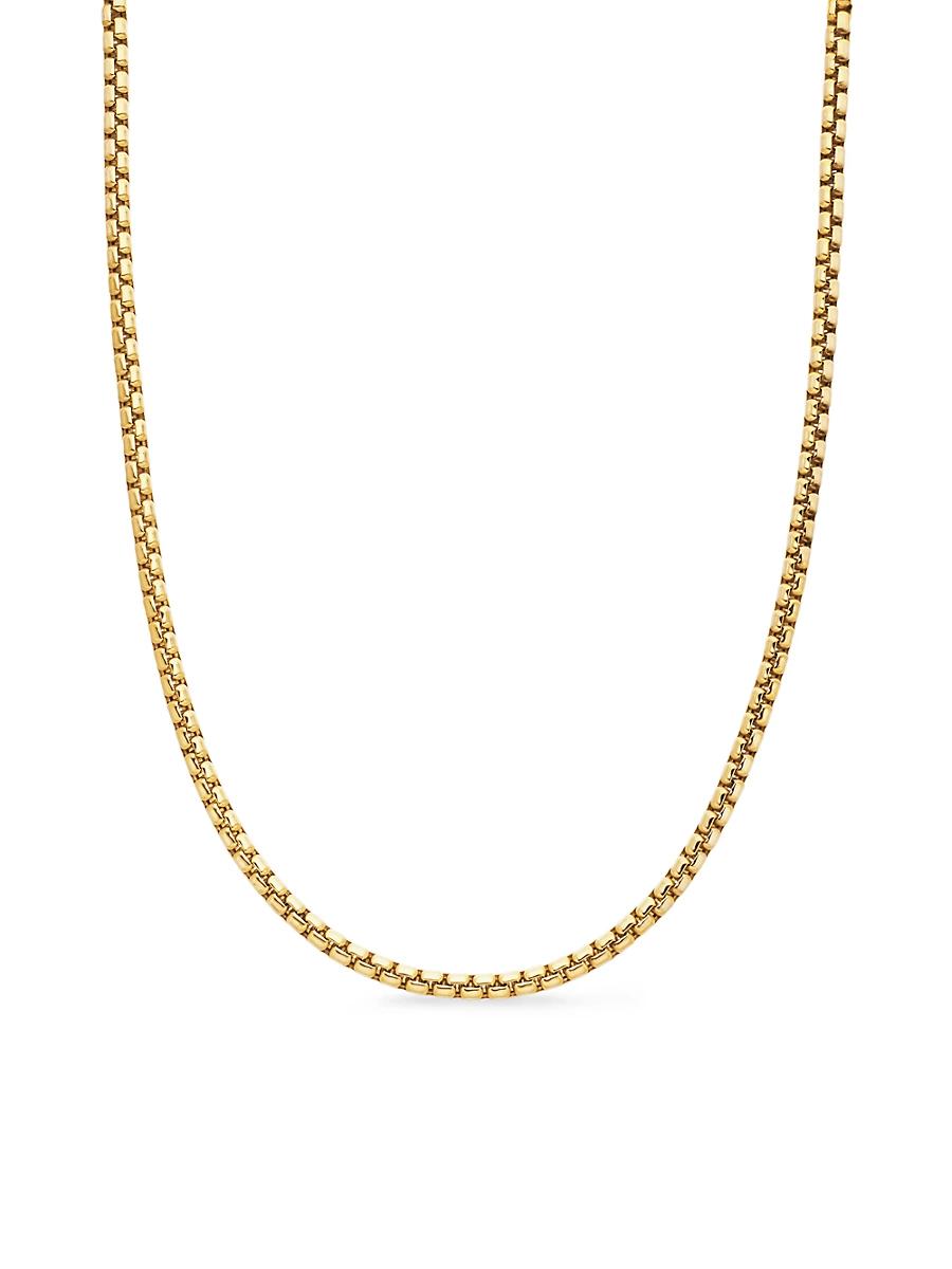 Mens Chain Collection 18K Gold Necklace Product Image
