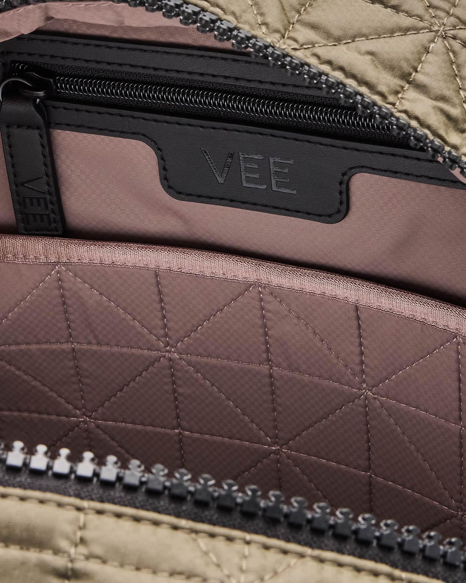 Recycled Nylon & Vegan Leather Backpack  Product Image