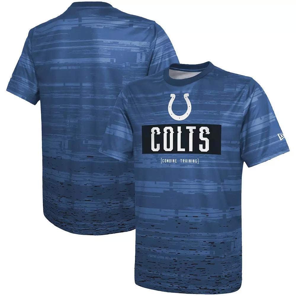 Men's New Era Royal Indianapolis Colts Combine Authentic Sweep T-Shirt,  Product Image
