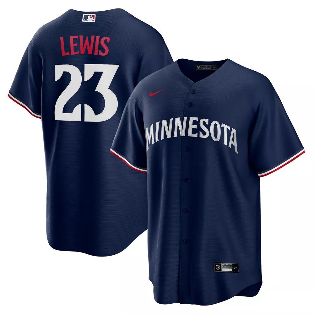 Men's Nike Royce Lewis Navy Minnesota Twins Alternate Replica Jersey,  Product Image