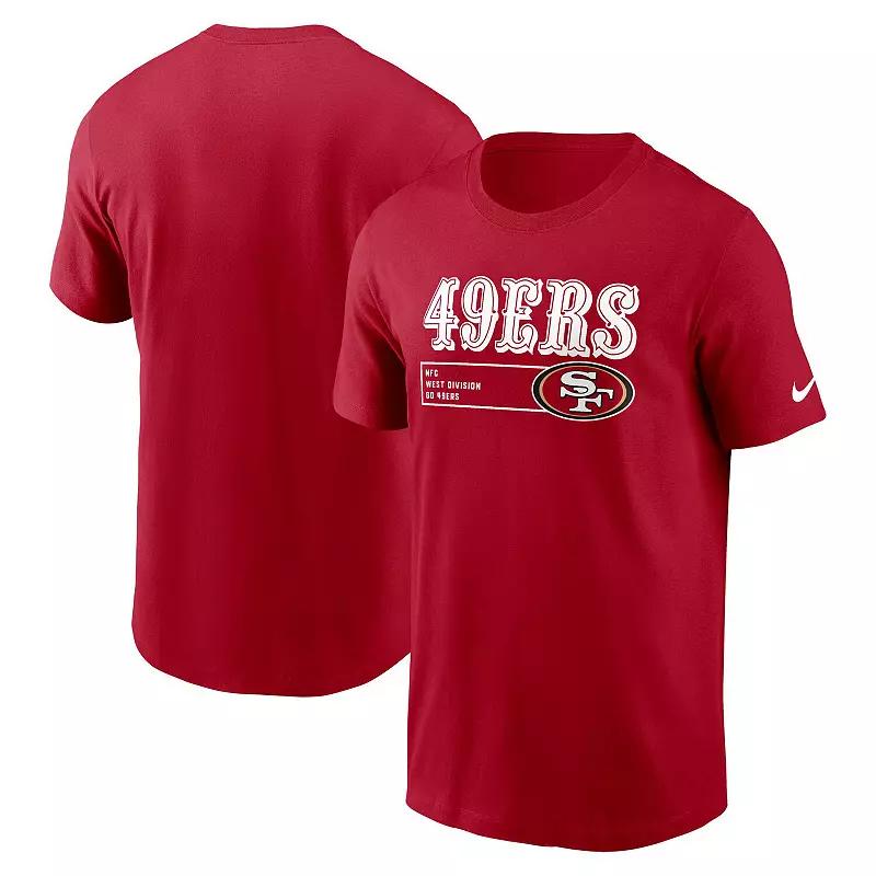 Men's Nike Scarlet San Francisco 49ers Division Essential T-Shirt,  Product Image