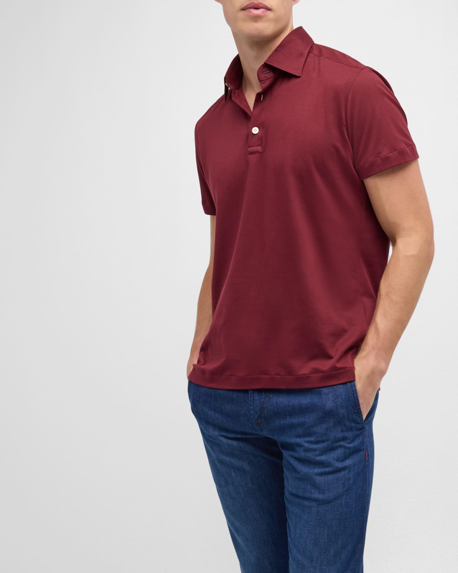 Men's Cotton Polo Shirt Product Image