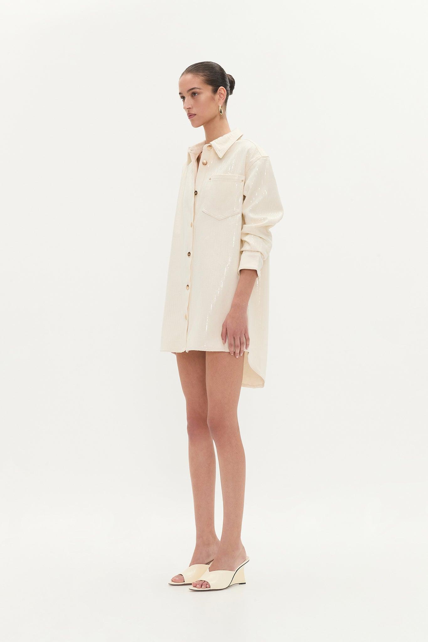 Reflect Denim Shirt Dress Product Image