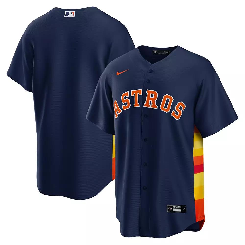 Nike Mens MLB Houston Astros Replica Baseball Jersey | T770HUNUHUS-XVU Product Image