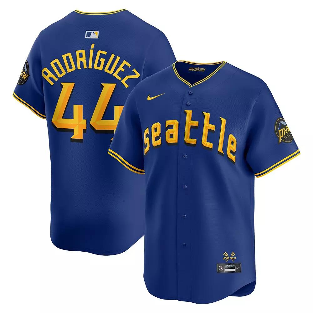 Julio RodrÃ­guez Seattle Mariners City Connect Nike Men's Dri-FIT ADV MLB Limited Jersey Product Image