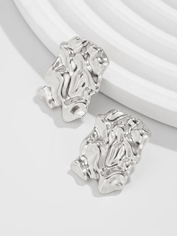 Normcore Geometric Drop Earrings Product Image