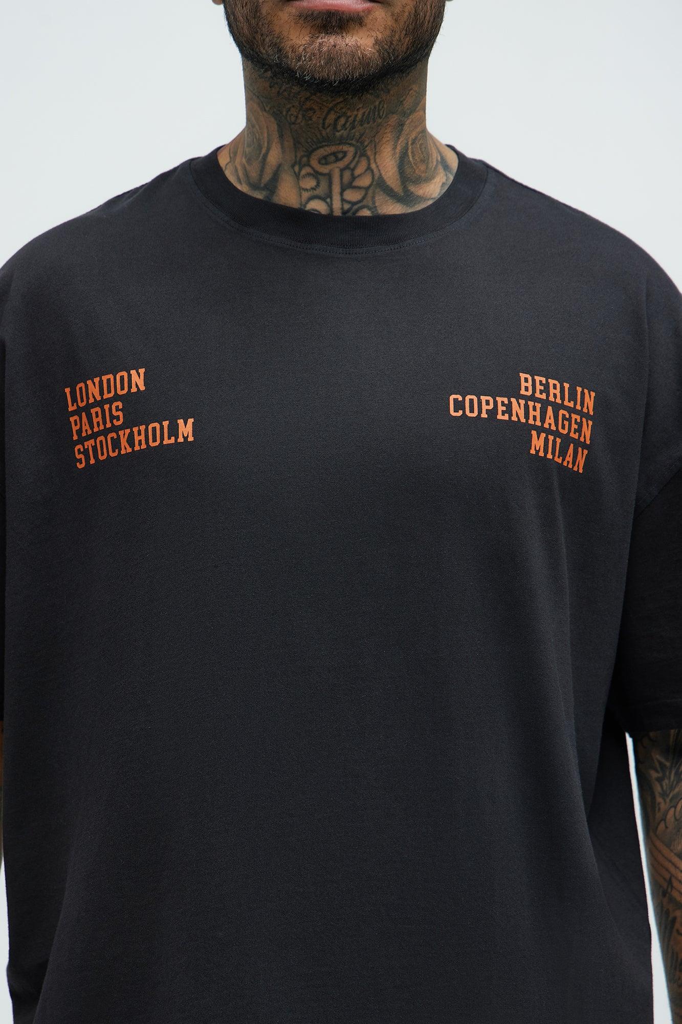 Adventurer Oversized Short Sleeve Tee - Black Product Image