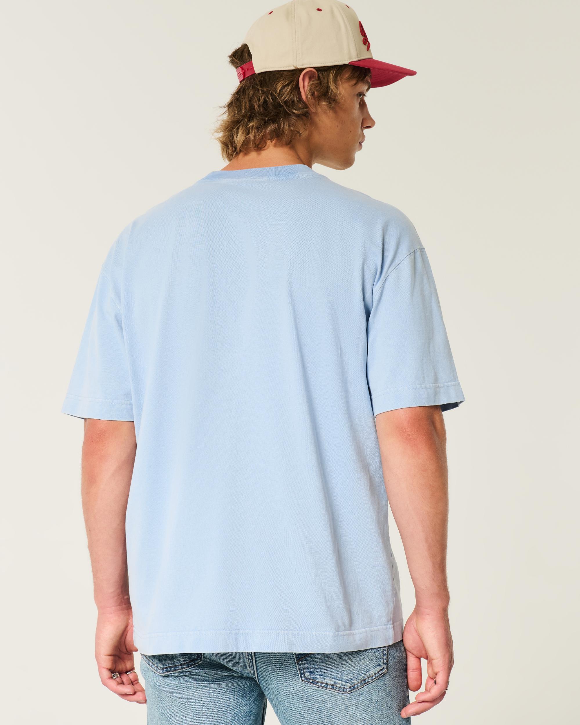 Dalix Mens Lil Smile Heavy Weight Cotton Tee Product Image