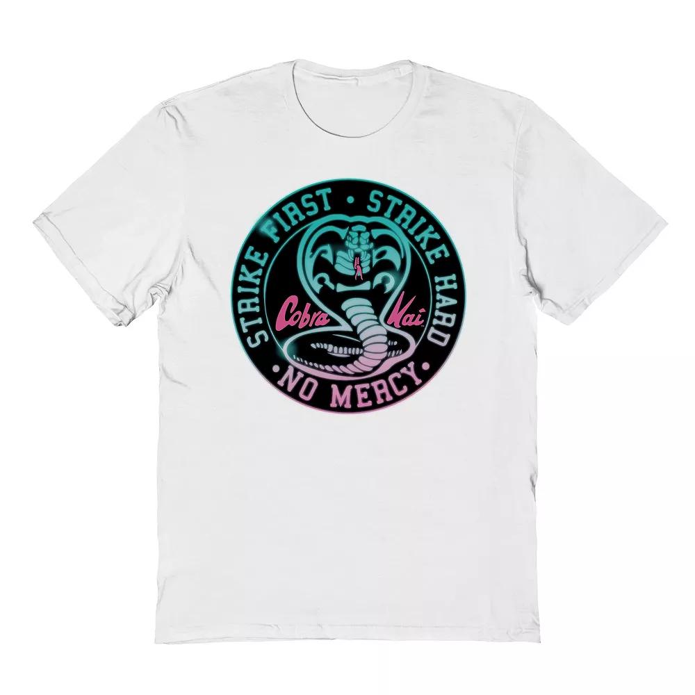 Men's Neon Graphic T-Shirt, Size: Large, White Product Image